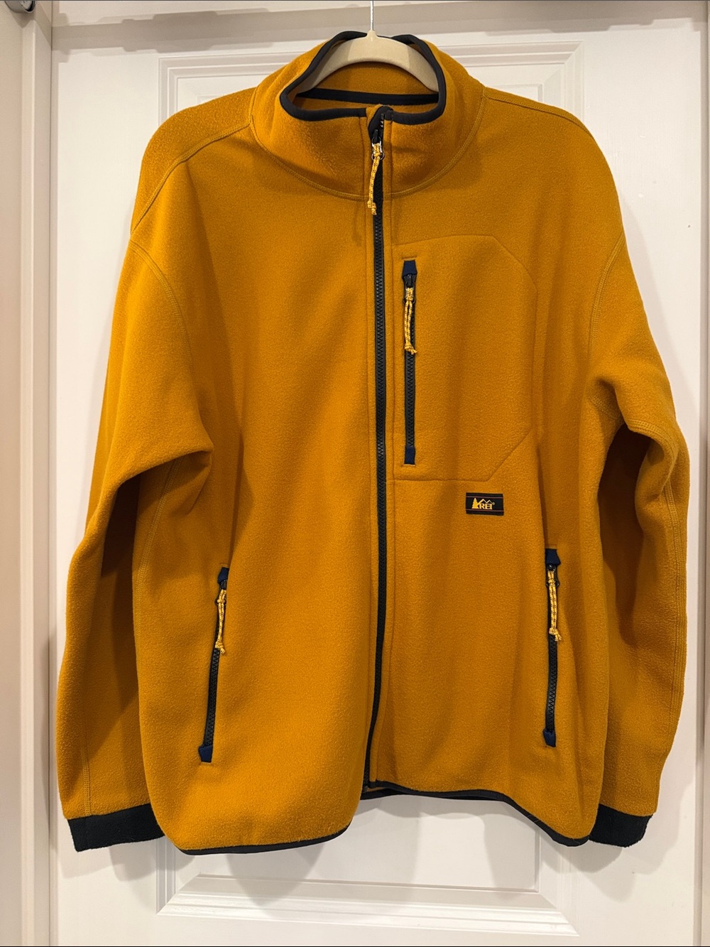 REI Golden Mustard Full-Zip Fleece Jacket
